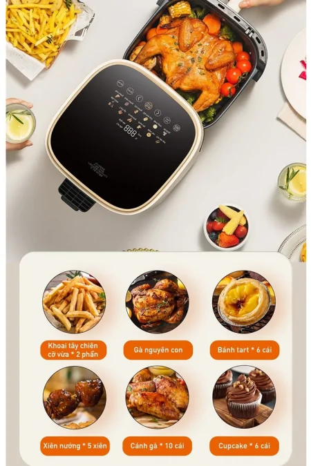 Nồi Chiên Không Dầu Joyoung JAF-566 5.0 Lít 15