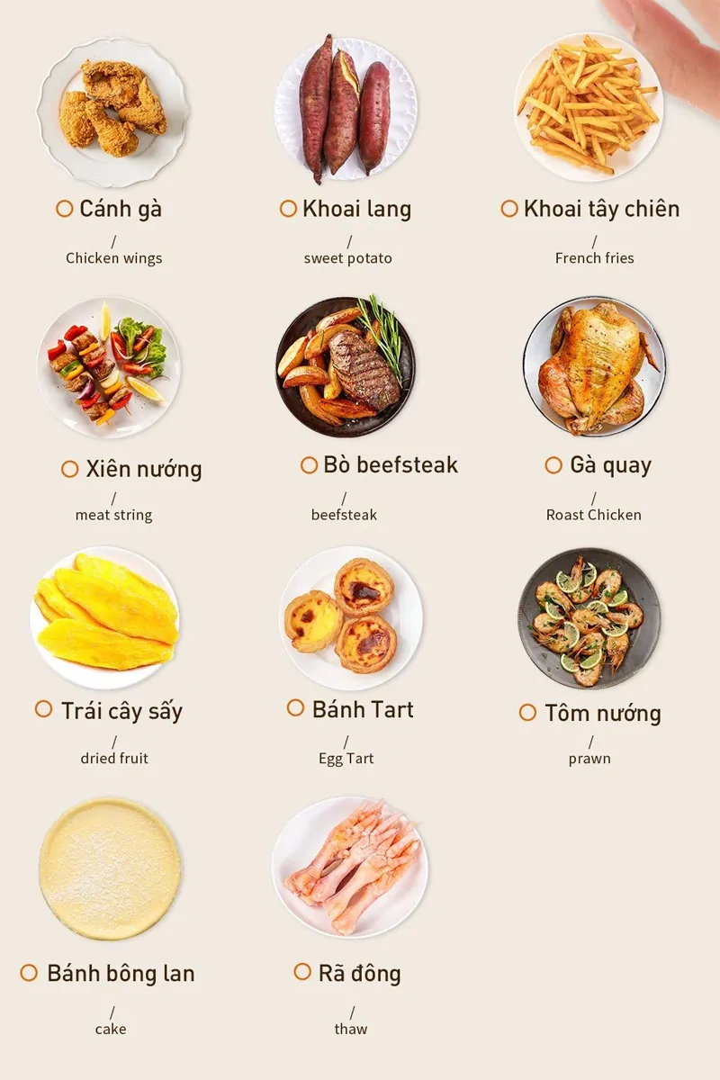 Nồi Chiên Không Dầu Joyoung JAF-566 5.0 Lít 16