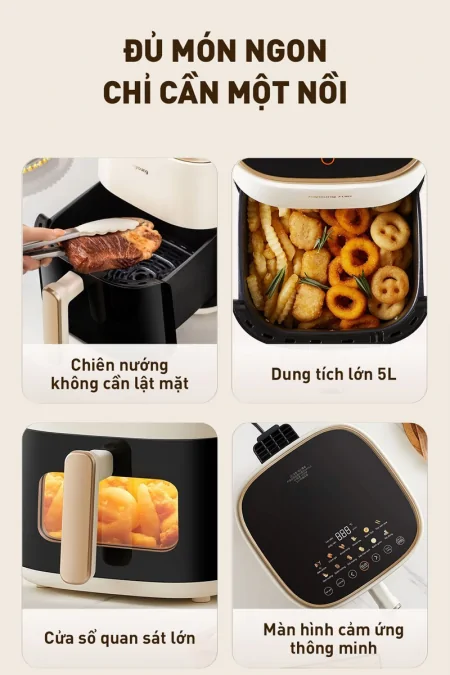 Nồi Chiên Không Dầu Joyoung JAF-566 5.0 Lít 6