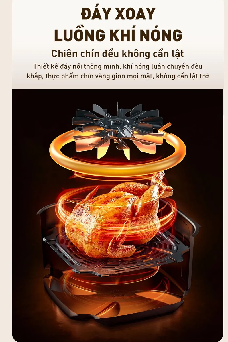 Nồi Chiên Không Dầu Joyoung JAF-566 5.0 Lít 7