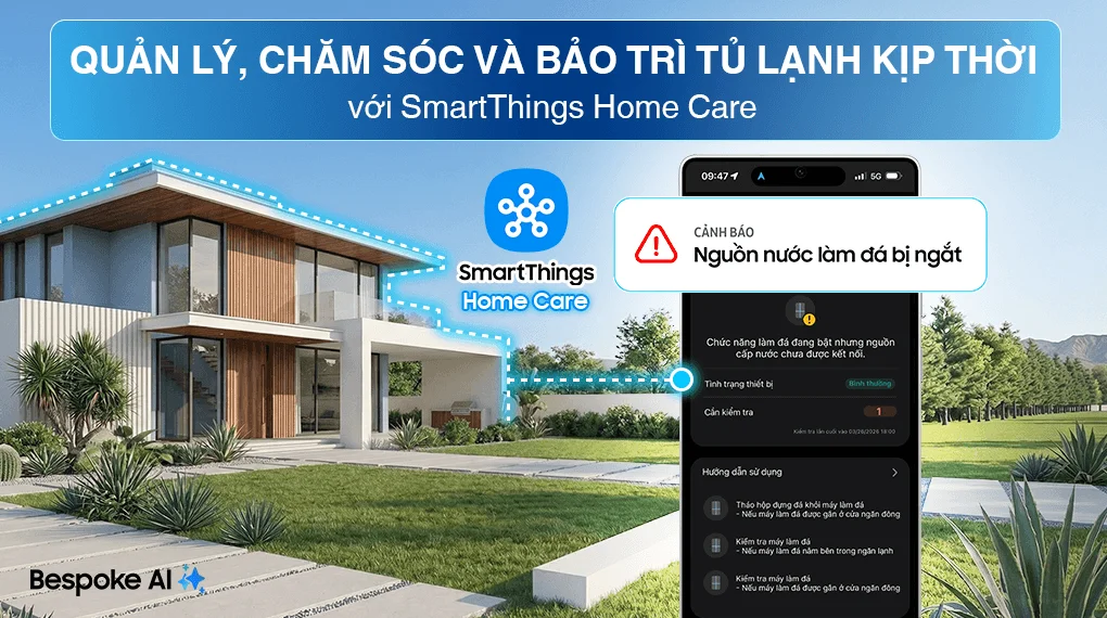 Tủ Lạnh Samsung Inverter 578 Lít Side By Side RS57DG410EB4SV