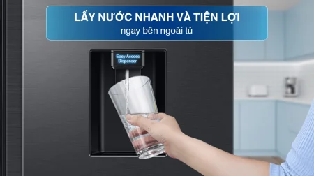 Tủ Lạnh Samsung Inverter 578 Lít Side By Side RS57DG410EB4SV