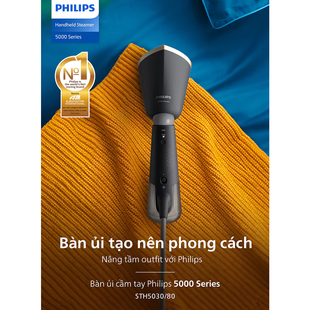 Bàn Ủi Hơi Nước Cầm Tay Philips STH5030/80 6