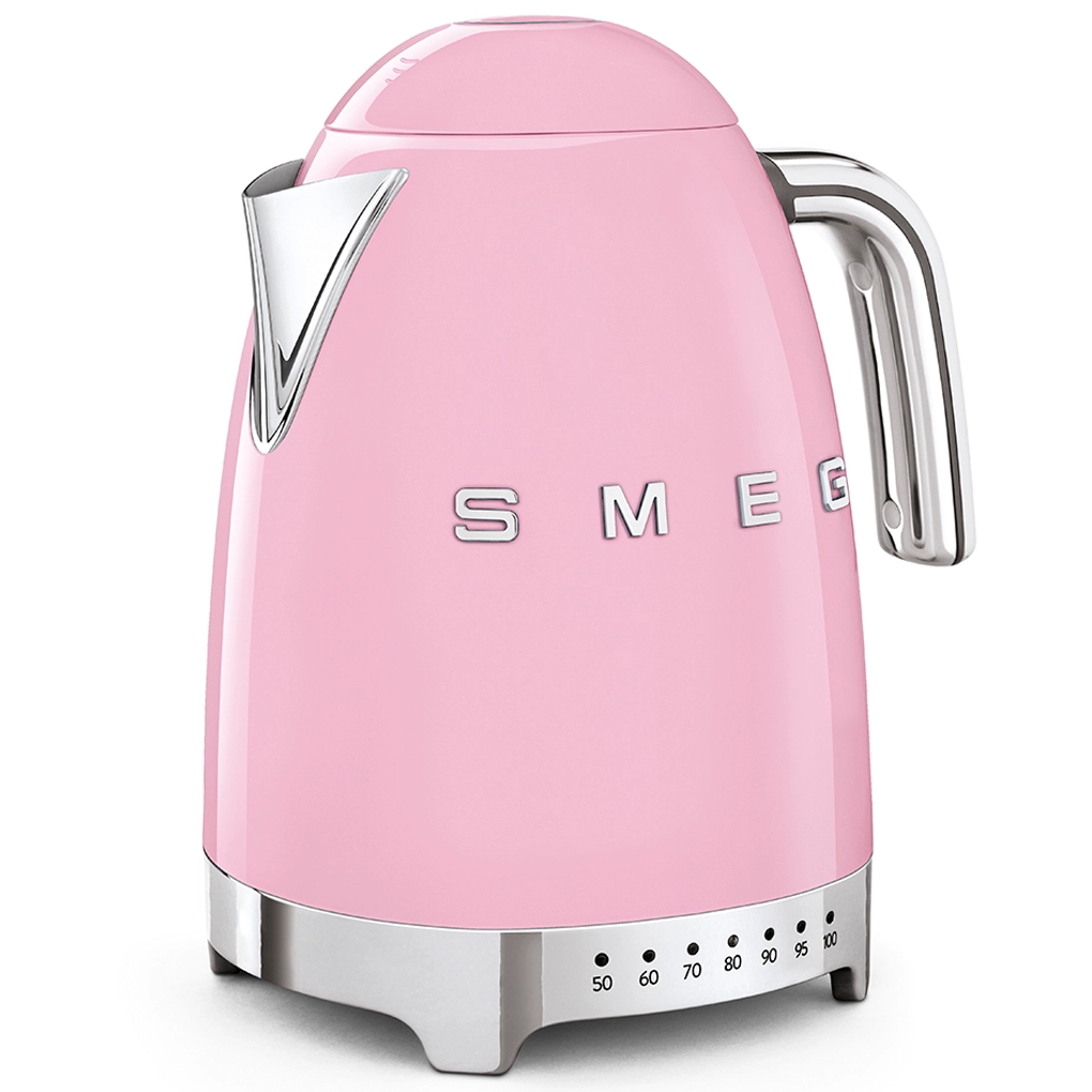 Ấm Đun Chỉnh Nhiệt Độ Smeg Hồng KLF04PKEU (535.44.046) 1