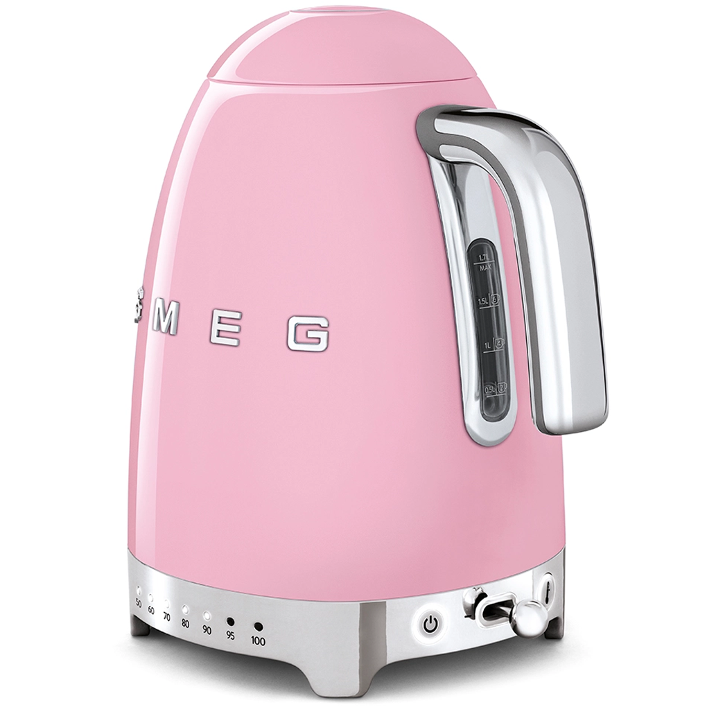 Ấm Đun Chỉnh Nhiệt Độ Smeg Hồng KLF04PKEU (535.44.046) 2