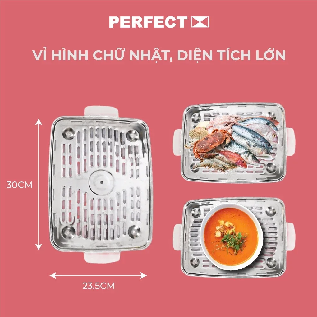 Nồi Lẩu Hấp Đa Năng Perfect PF-LH12 22 Lít 2