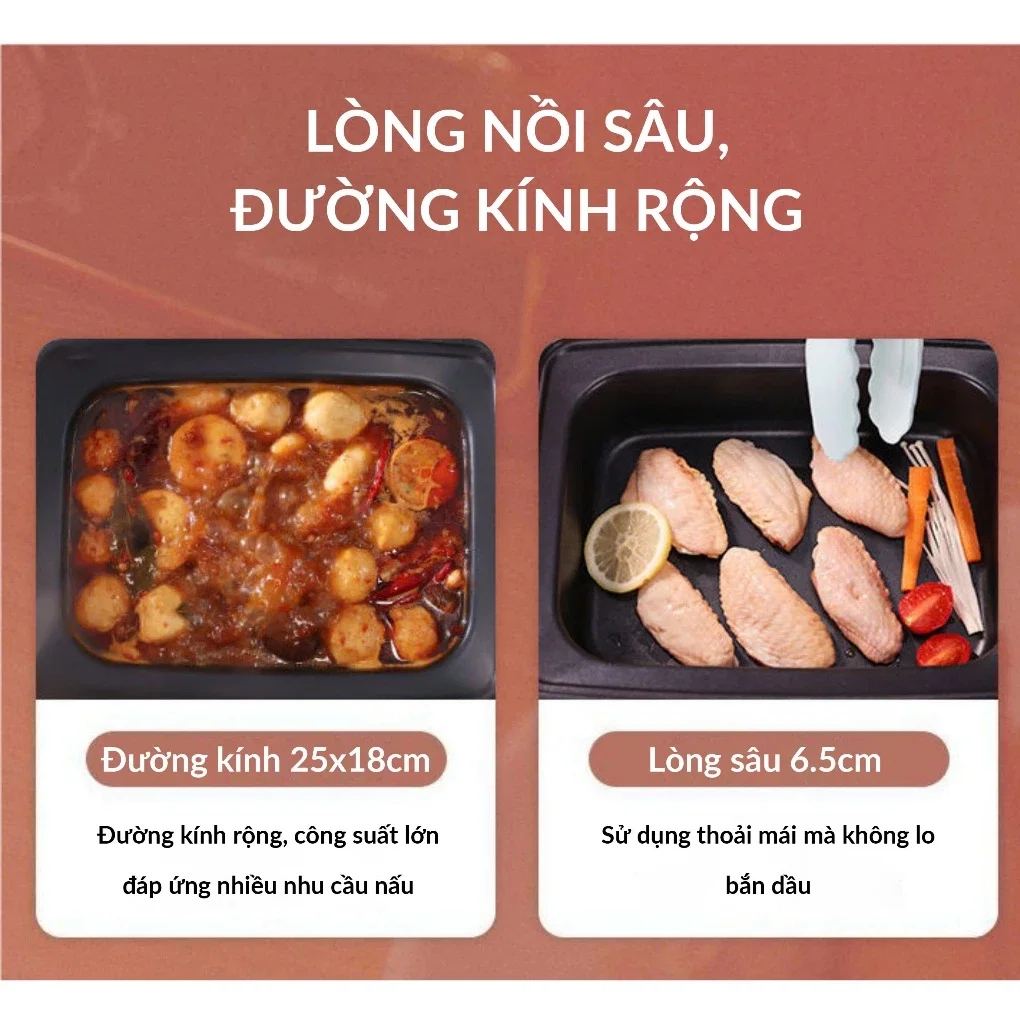 Nồi Lẩu Hấp Đa Năng Perfect PF-LH12 22 Lít 3