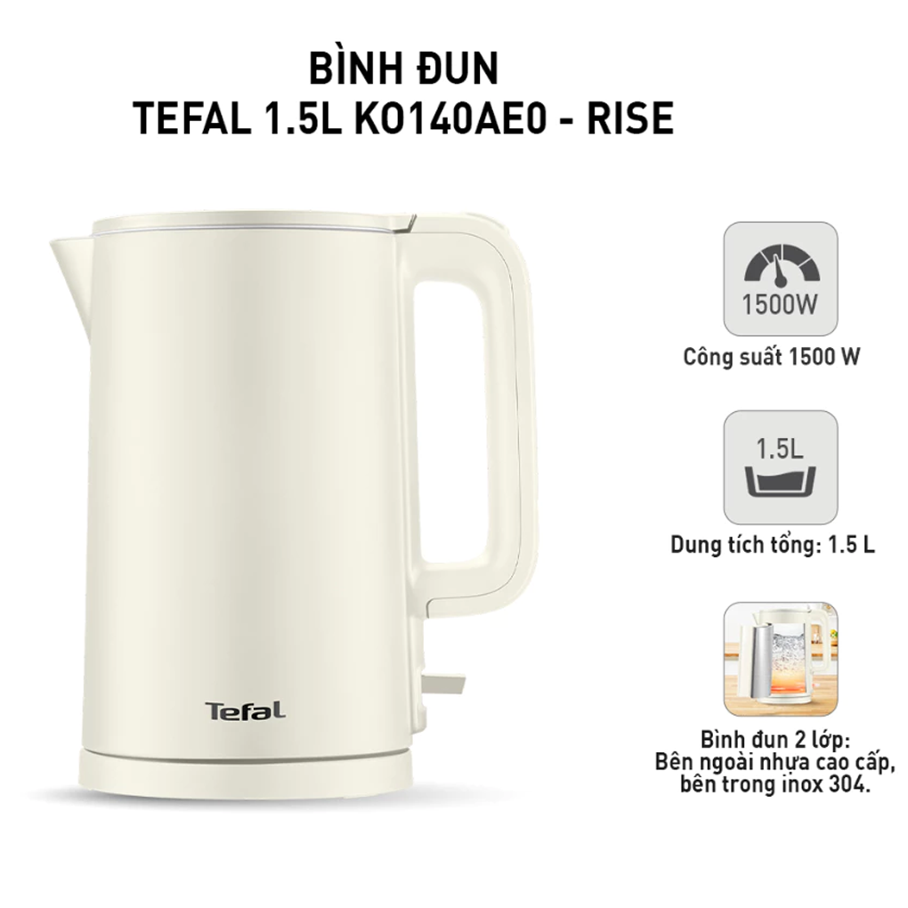 Bình Đun Siêu Tốc Tefal KO140AE0 1.5 Lít 5