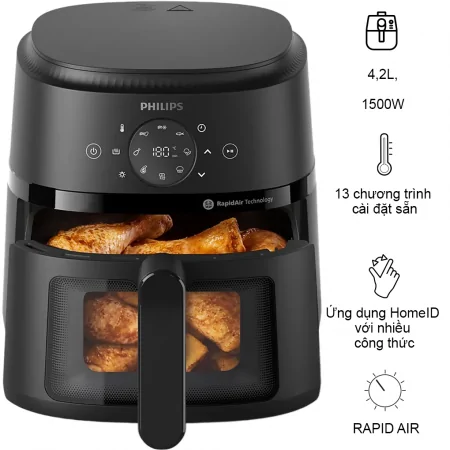Nồi chiên không dầu Philips 9880 - Giải pháp hoàn hảo cho món ăn ngon và lành mạnh