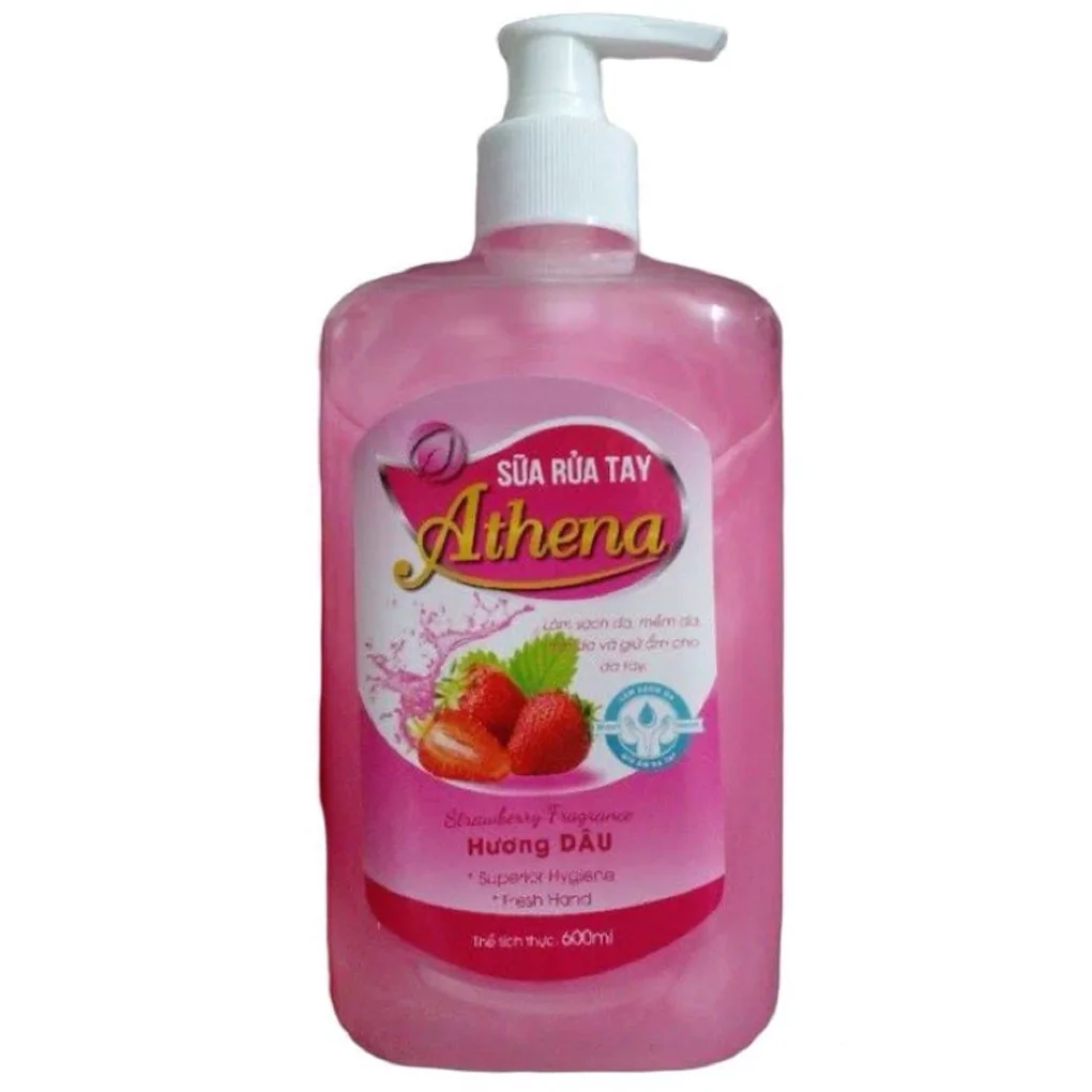 Sữa Rửa Tay Athena 600ml - Hương Dâu