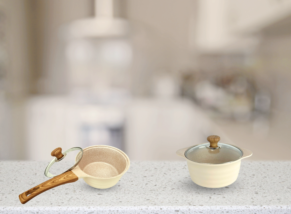 Bộ 4 Nồi Chảo Chống Dính Ecoramic EBLMIH4 2