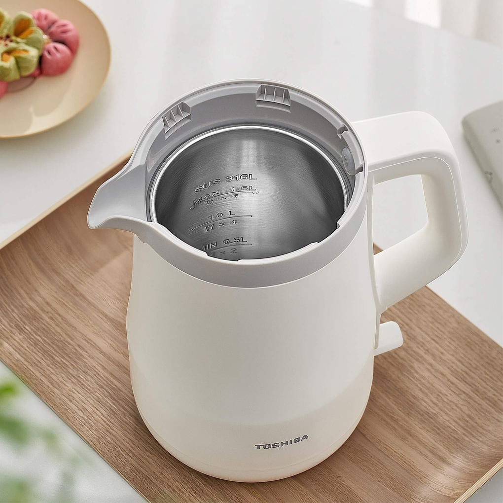 Bình Đun Siêu Tốc Toshiba 1.5 Lít KT-15DRTVN(W) 3