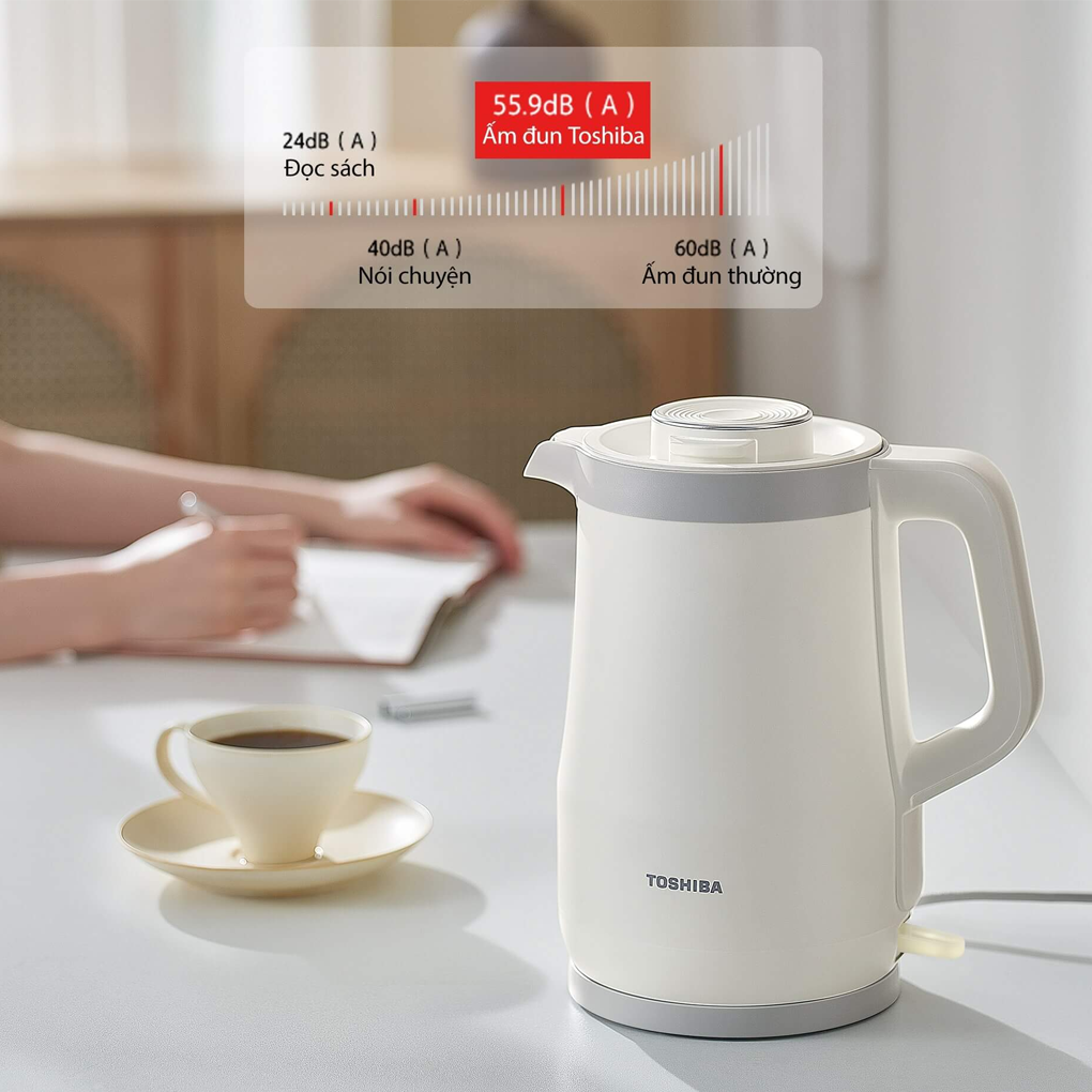 Bình Đun Siêu Tốc Toshiba 1.5 Lít KT-15DRTVN(W) 4