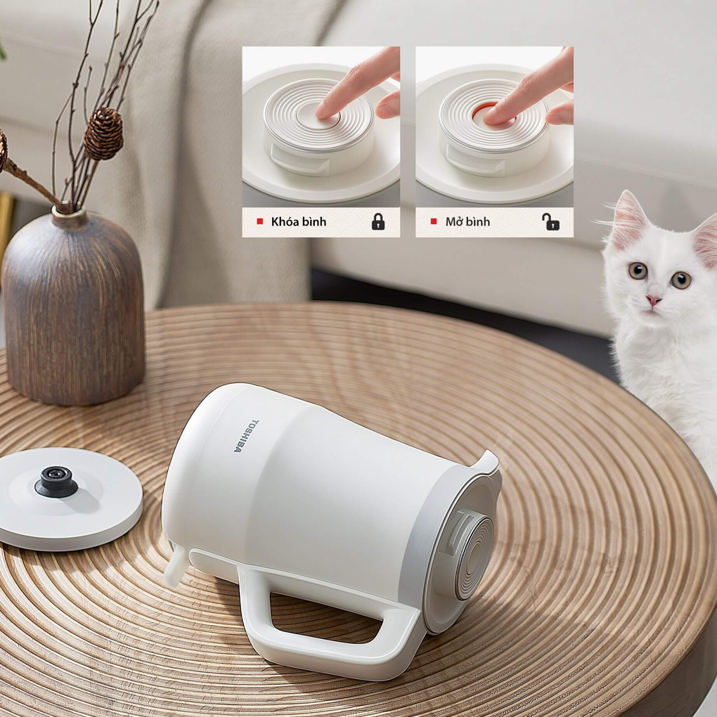 Bình Đun Siêu Tốc Toshiba 1.5 Lít KT-15DRTVN(W) 5