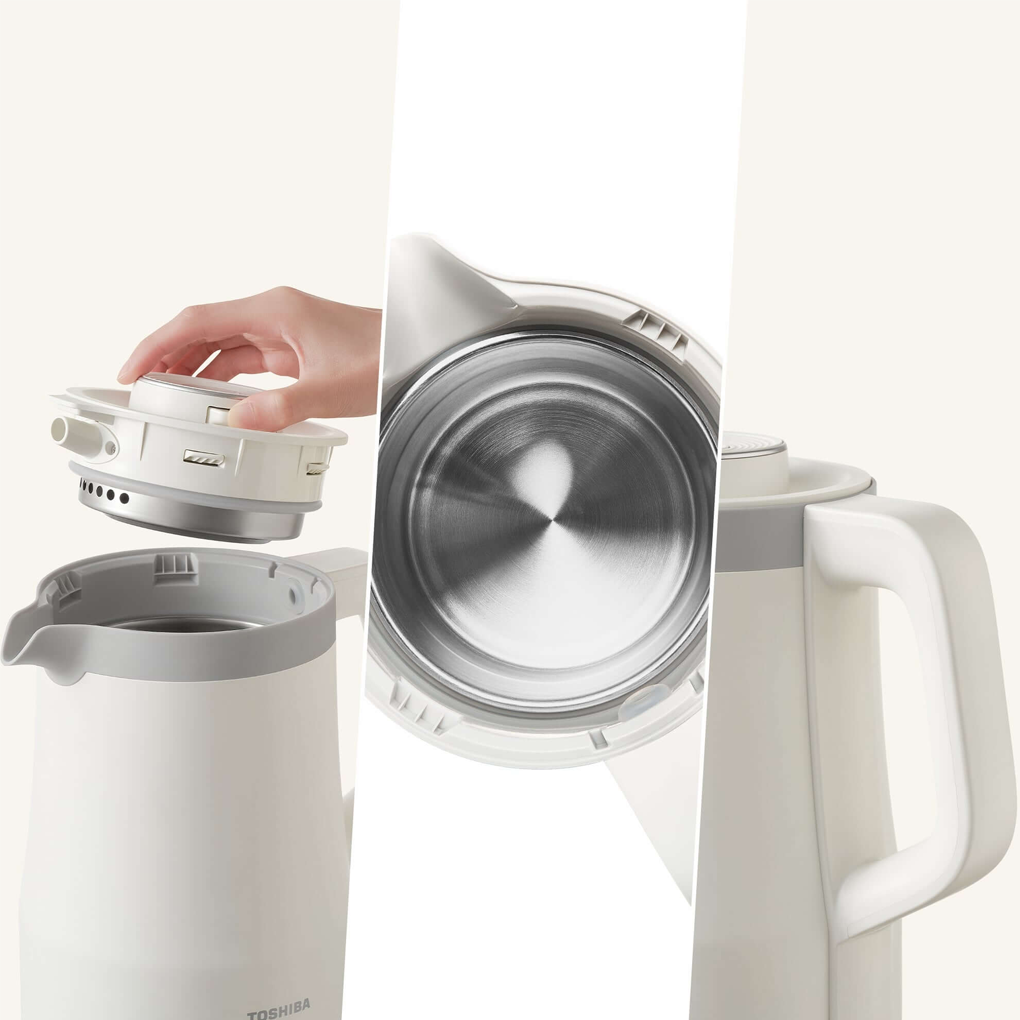 Bình Đun Siêu Tốc Toshiba 1.5 Lít KT-15DRTVN(W) 6