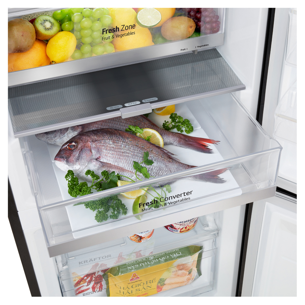 Tủ Lạnh LG Inverter 335 Lít LBB33BLGA 9