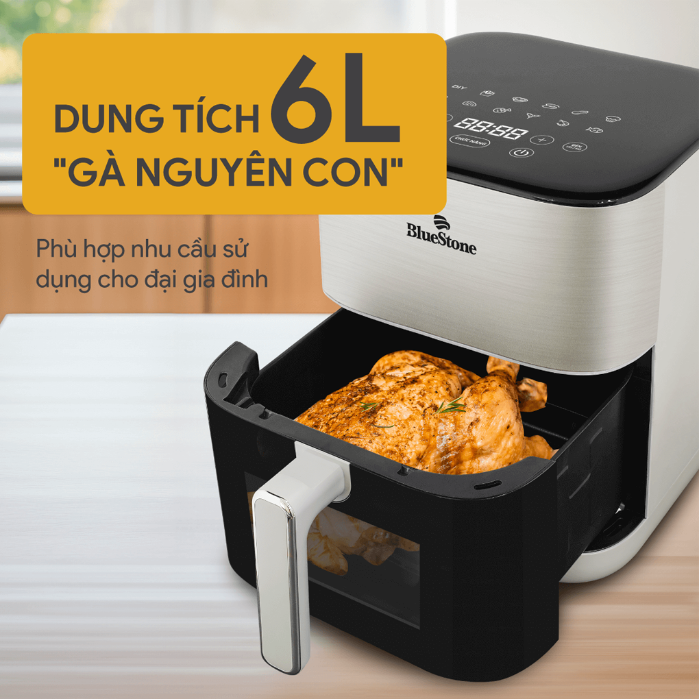 Nồi Chiên Không Dầu Bluestone 6.0 Lít AFB-5867 11