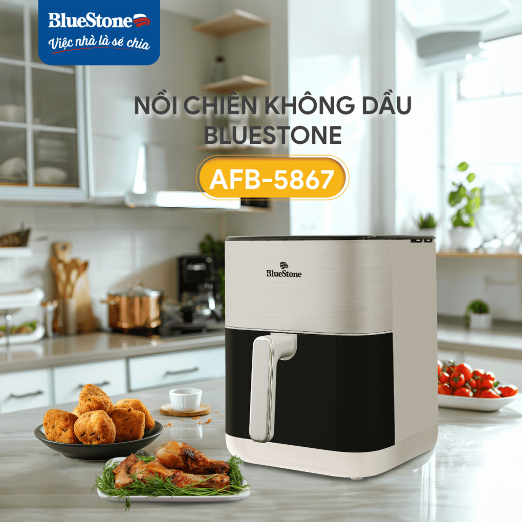 Nồi Chiên Không Dầu Bluestone 6.0 Lít AFB-5867 13
