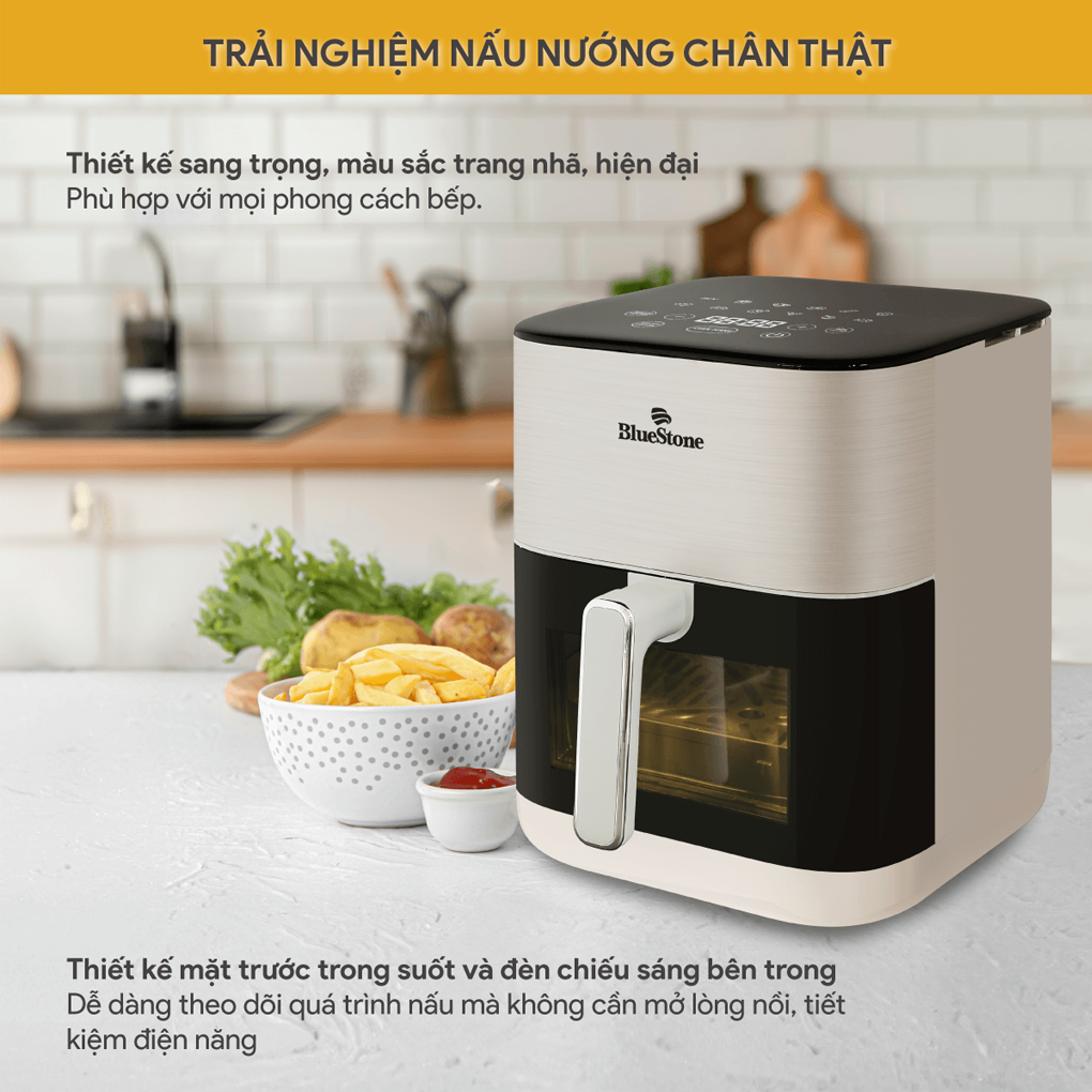 Nồi Chiên Không Dầu Bluestone 6.0 Lít AFB-5867 4