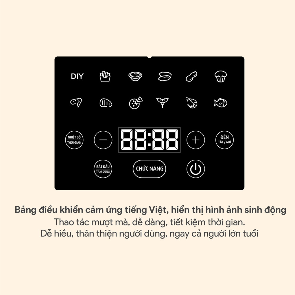 Nồi Chiên Không Dầu Bluestone 6.0 Lít AFB-5867 8