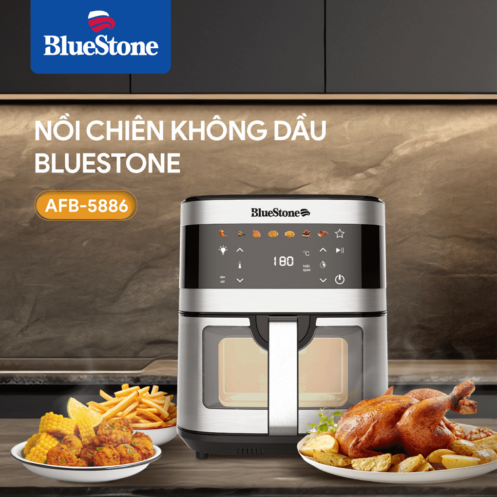 Nồi Chiên Không Dầu Bluestone 9.0 Lít AFB-5886 11