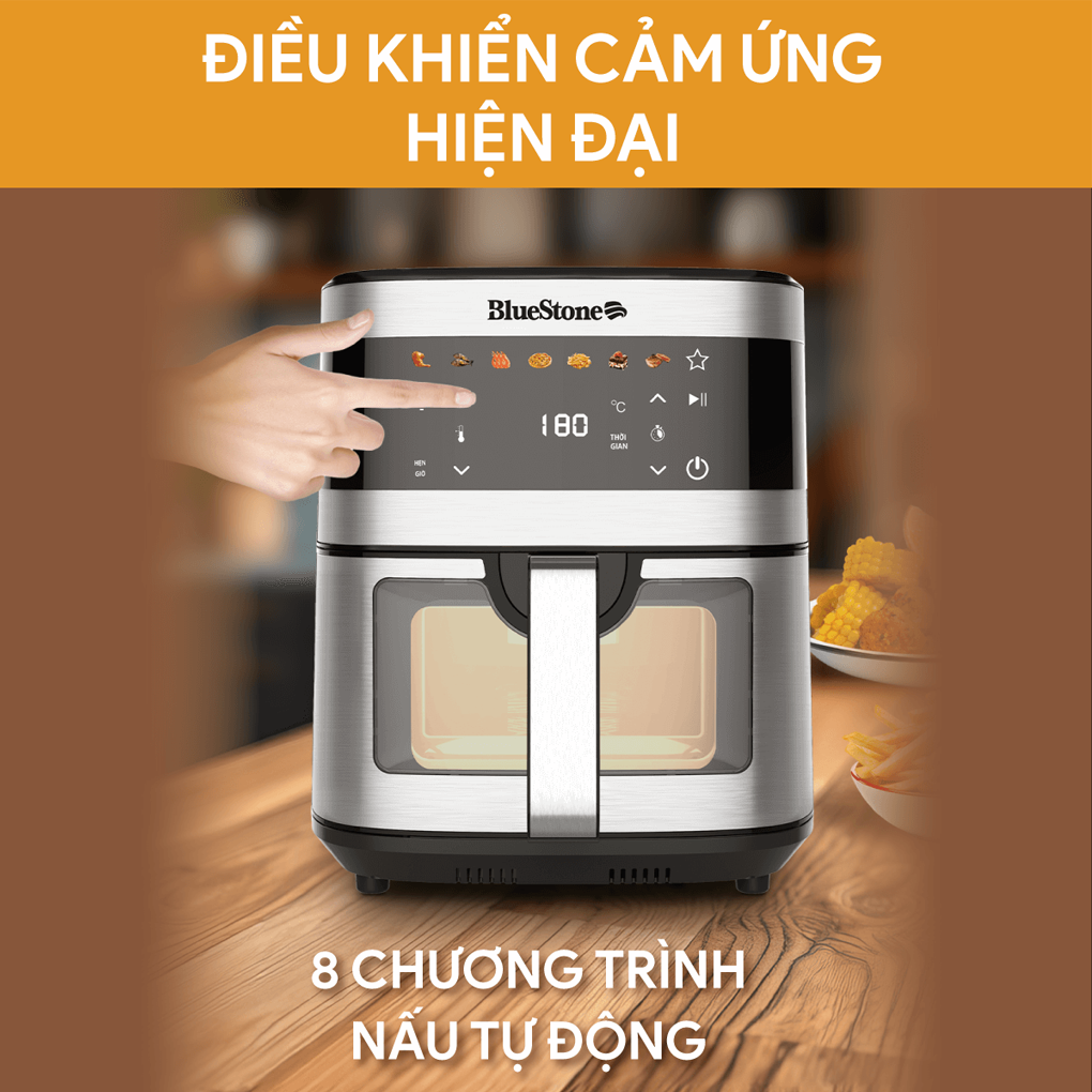 Nồi Chiên Không Dầu Bluestone 9.0 Lít AFB-5886 7