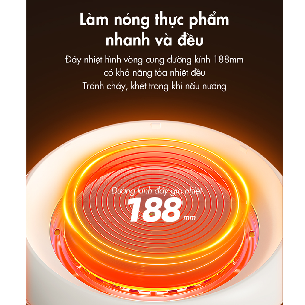 Nồi Lẩu Nướng Đa Năng Bear DHG-C40W2 12