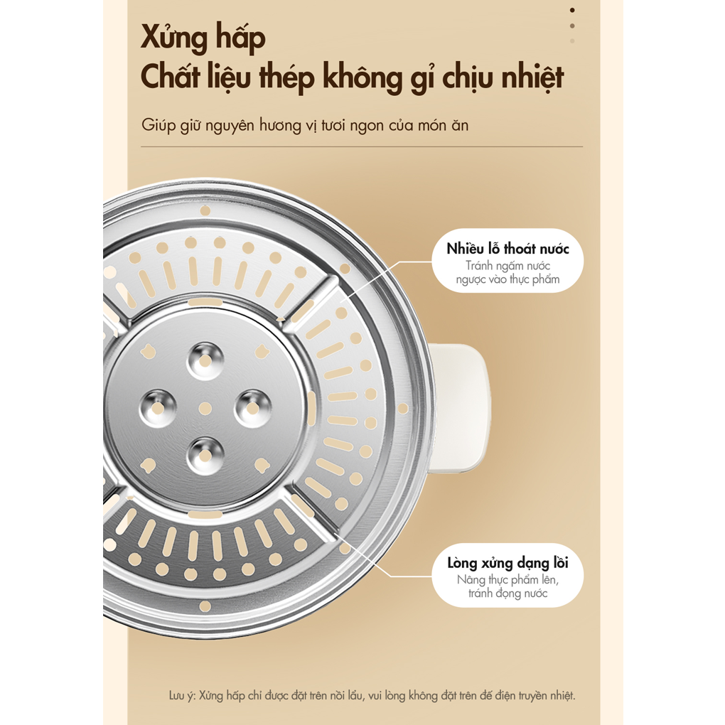 Nồi Lẩu Nướng Đa Năng Bear DHG-C40W2 6