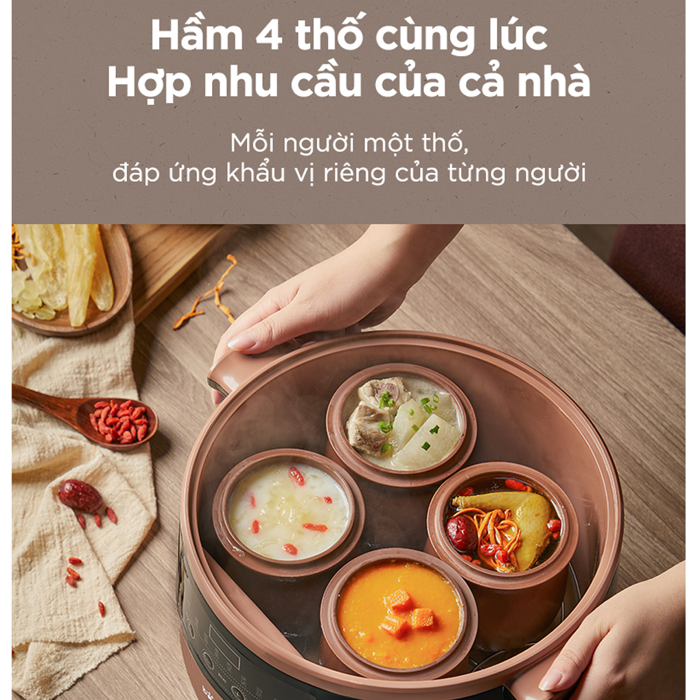 Nồi Nấu Chậm Bear DDZ-B45Z1 13