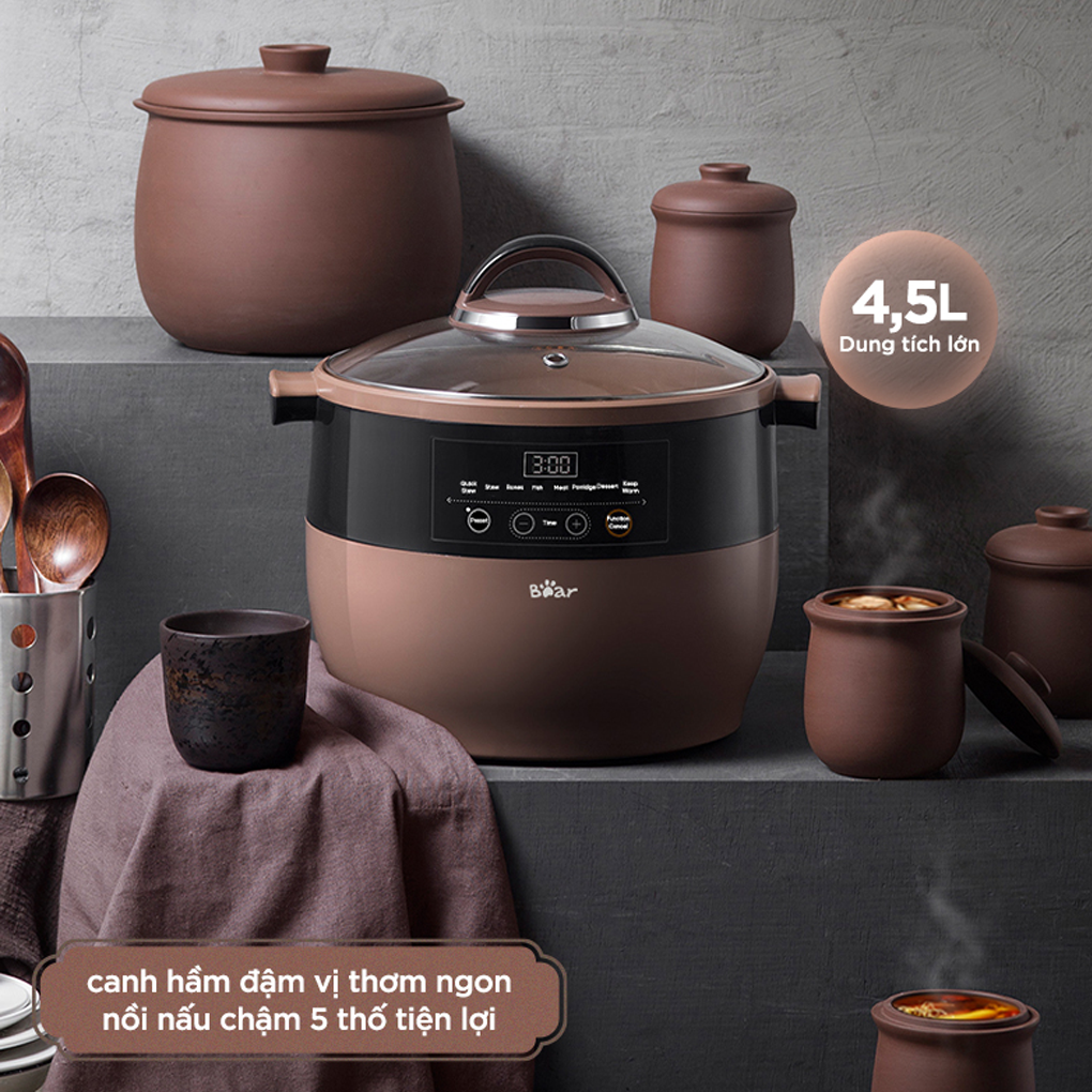 Nồi Nấu Chậm Bear DDZ-B45Z1 2