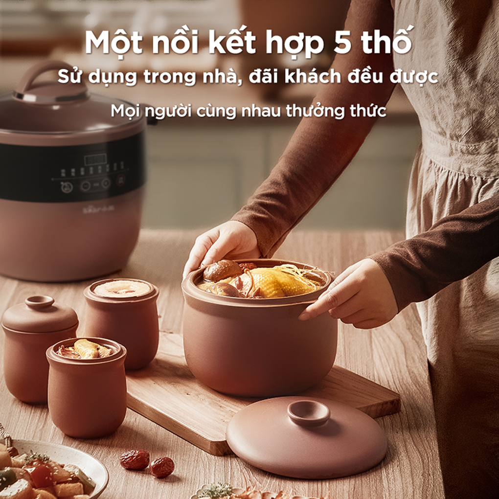 Nồi Nấu Chậm Bear DDZ-B45Z1 5