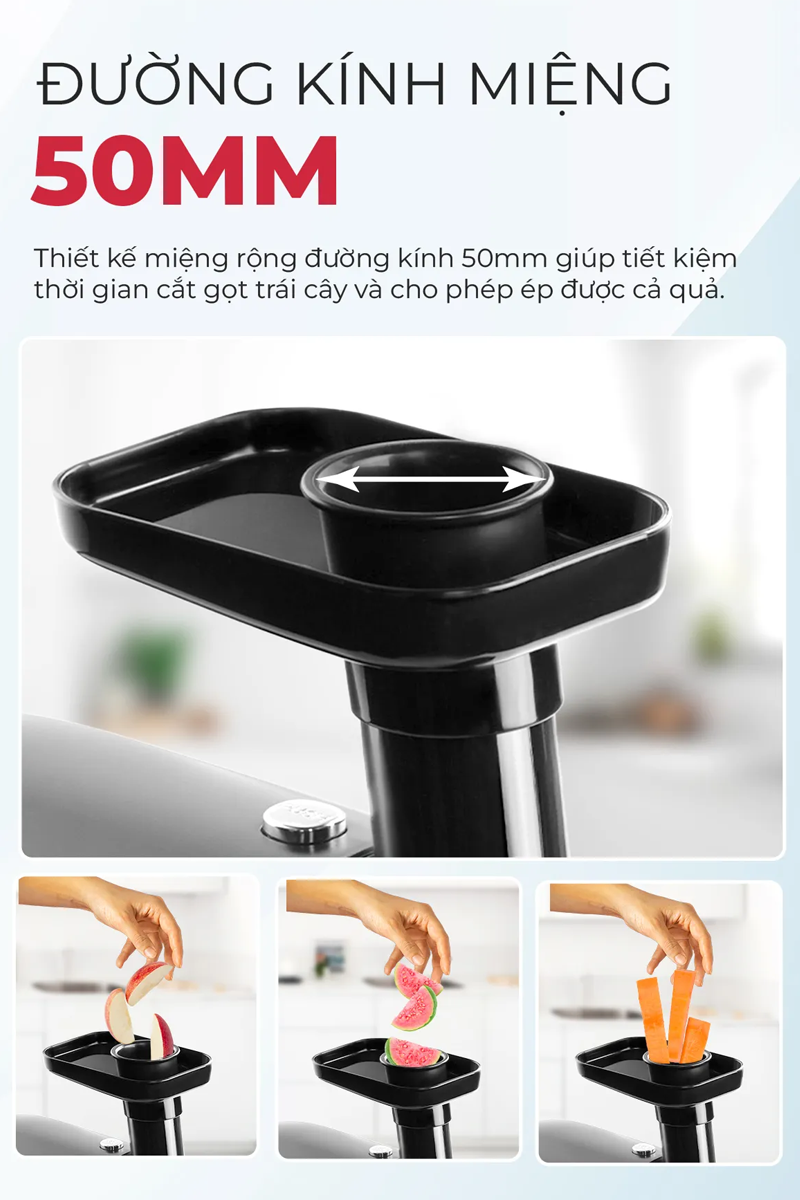 Máy Ép Chậm Trục Ngang Magic Eco AC-136 7