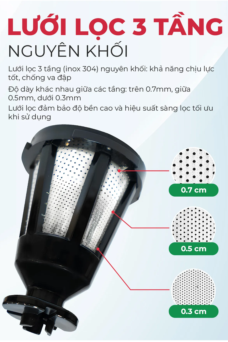 Máy Ép Chậm Trục Ngang Magic Eco AC-136 9