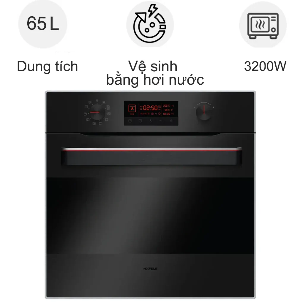 Lò Nướng Âm Tủ Hafele HO-KT60A9 65 Lít