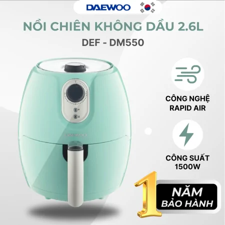 Nồi Chiên Không Dầu Daewoo DEF-DM550 1