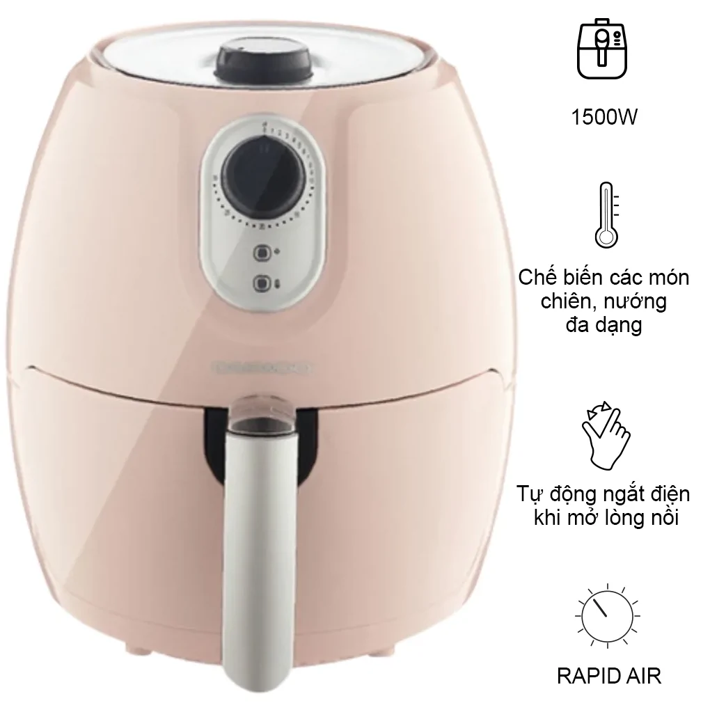 Nồi Chiên Không Dầu Daewoo DEF-DM555