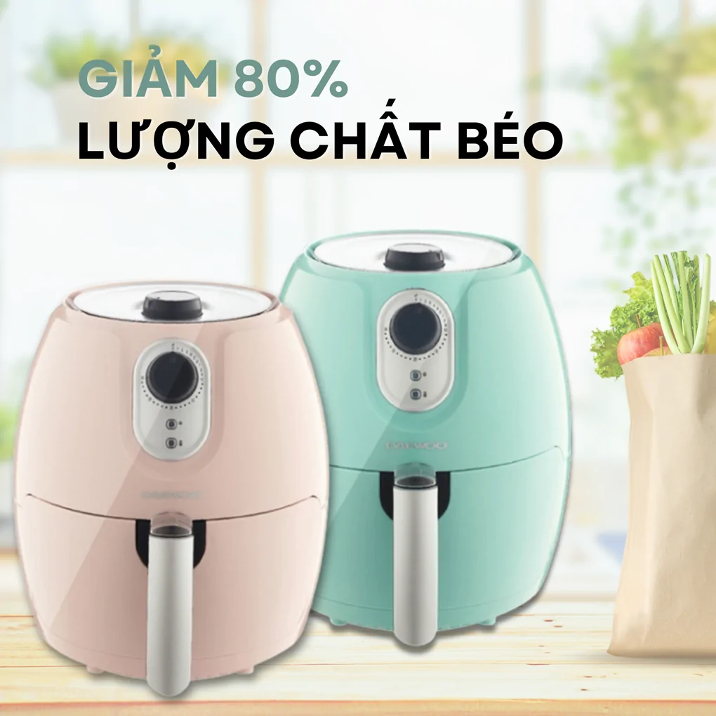 Nồi Chiên Không Dầu Daewoo DEF-DM555 2