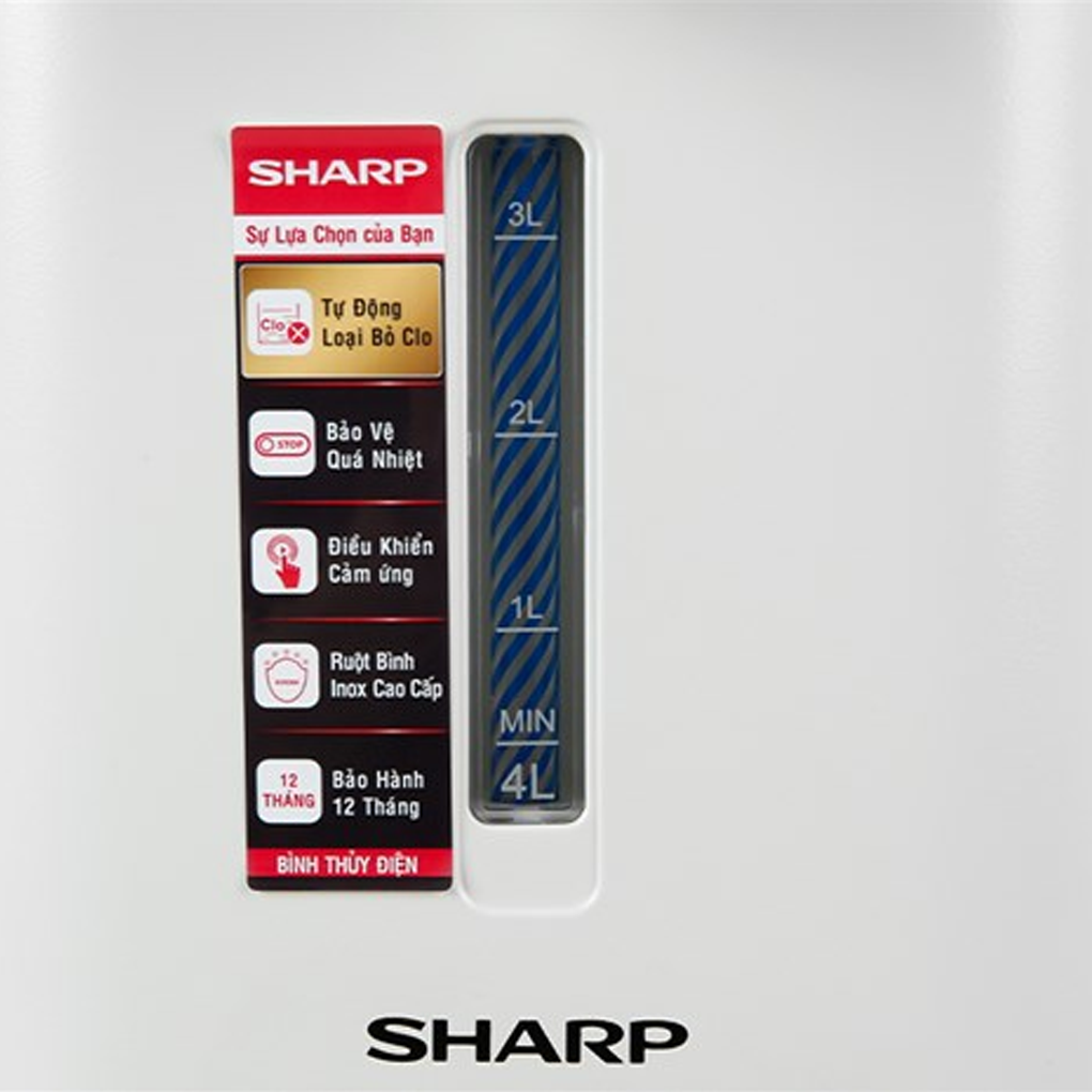 Bình Thủy Điện Sharp KP-40EBV-WH 4 Lít 5