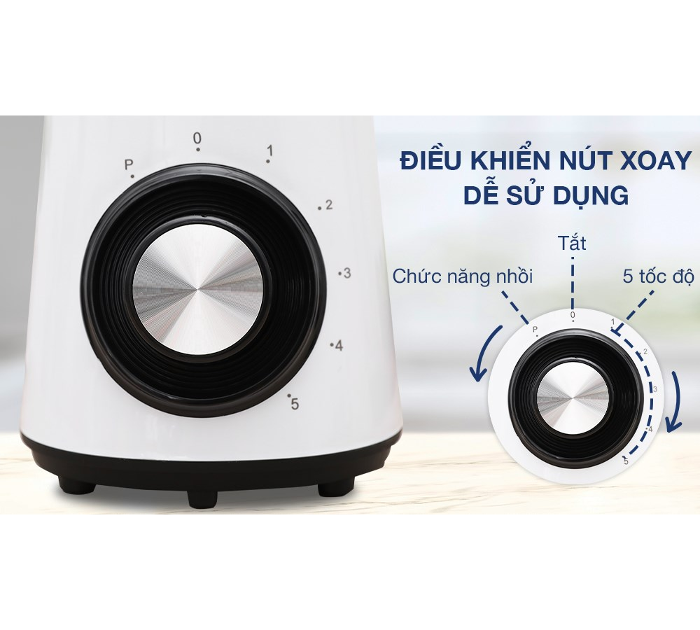 Máy Xay Sinh Tố Đa Năng Sharp EM-S155PV-WH 6