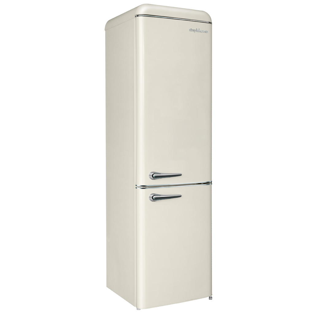 Tủ Lạnh Simplehome 280 Lít BCD-258VX Phong Cách Retro Màu Kem Ngăn Đá Dưới 2