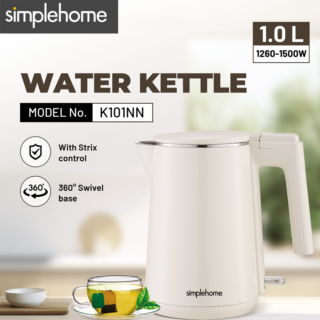 Bình Đun Siêu Tốc Simplehome K101NN - Màu Be 1