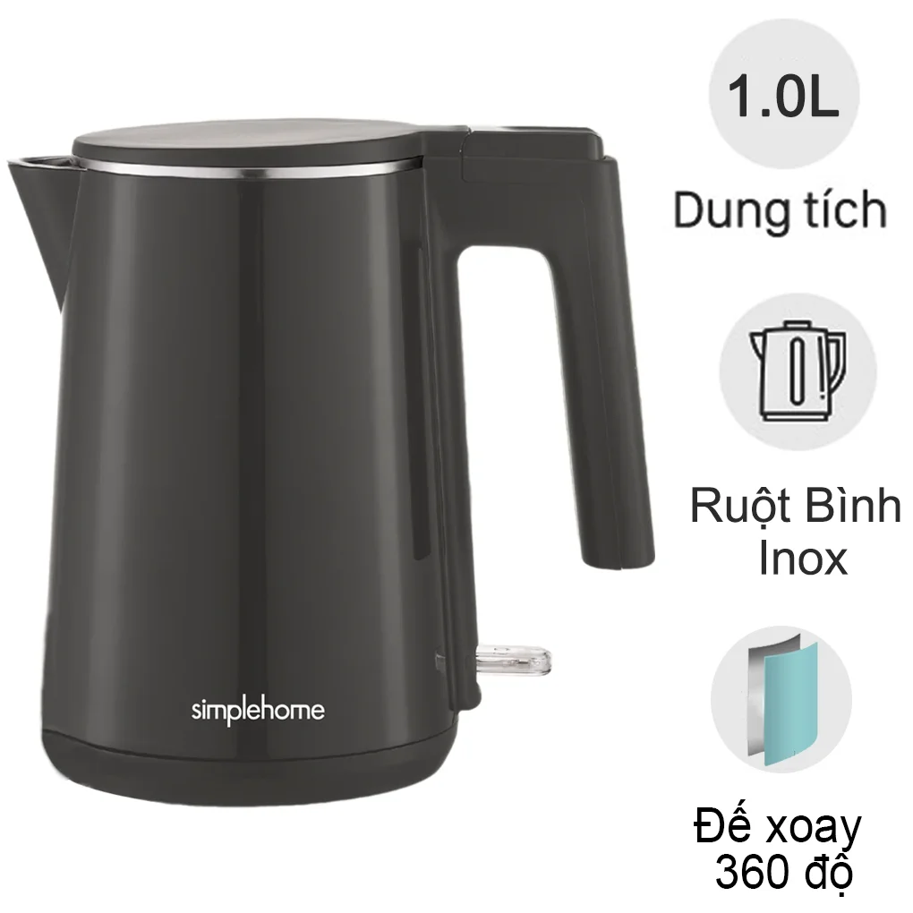 Bình Đun Siêu Tốc K101NN - Màu Xám