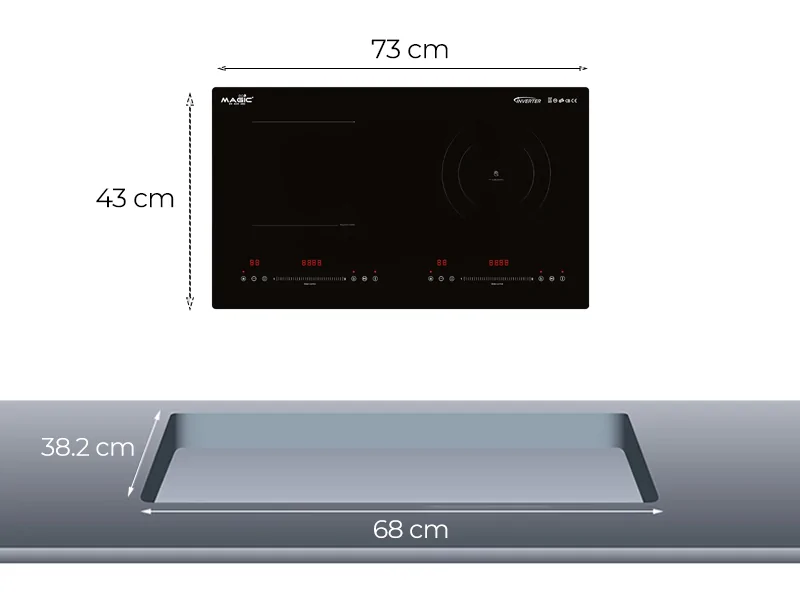 Bếp Đôi Điện Từ Hồng Ngoại Magic Eco AC-221 - Xuất Xứ Thái Lan 5
