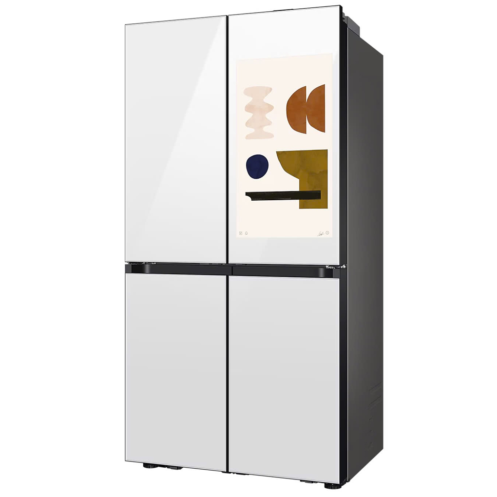 Tủ Lạnh Samsung Inverter 636 Lít Bespoke RF65DB990012SV Trắng Thạch Anh 2