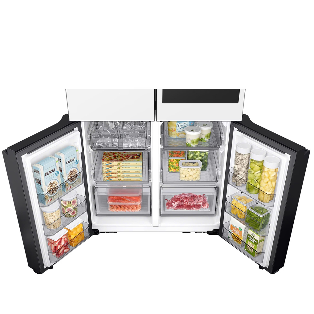 Tủ Lạnh Samsung Inverter 636 Lít Bespoke RF65DB990012SV Trắng Thạch Anh 4