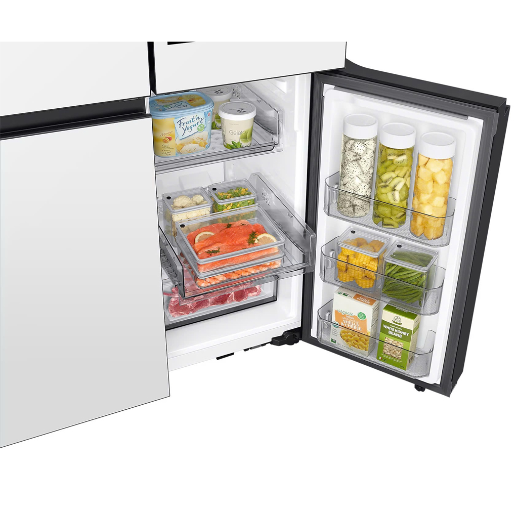 Tủ Lạnh Samsung Inverter 636 Lít Bespoke RF65DB990012SV Trắng Thạch Anh 6