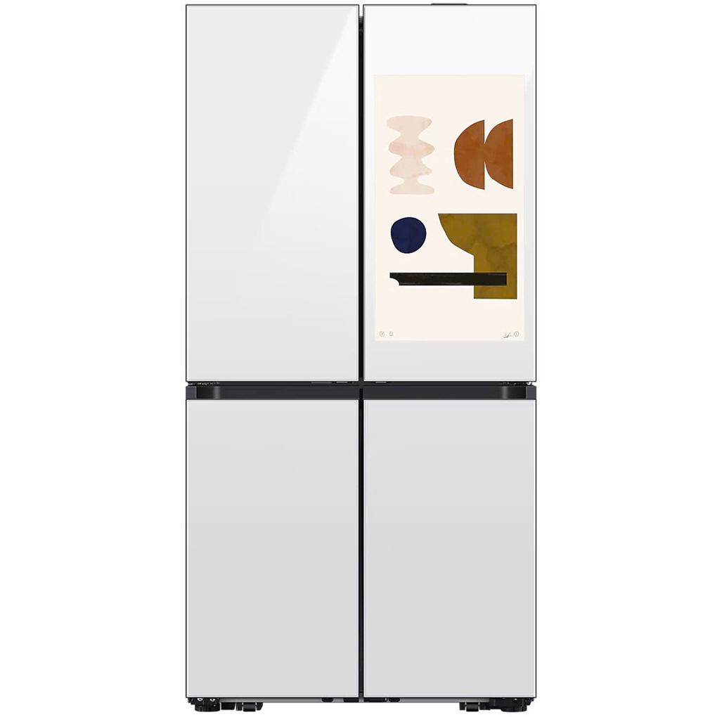Tủ Lạnh Samsung Inverter 636 Lít Bespoke RF65DB990012SV Trắng Thạch Anh 0