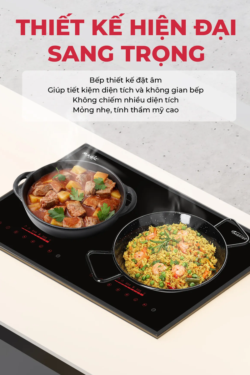 Bếp Đôi Điện Từ Magic Eco AC-211 - Xuất Xứ Thái Lan 6