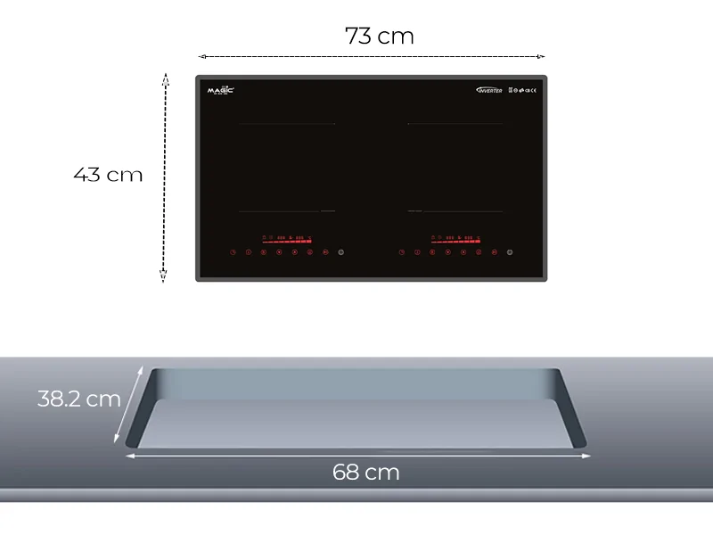 Bếp Đôi Điện Từ Magic Eco AC-211 - Xuất Xứ Thái Lan 7