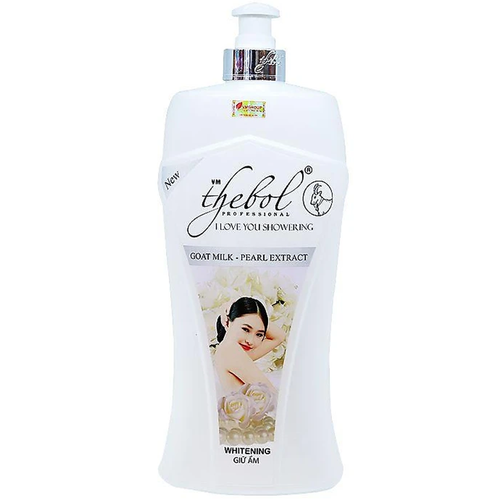 Sữa Tắm Sáng Đẹp Tinh Chất Sữa Dê Ngọc Trai 1200g